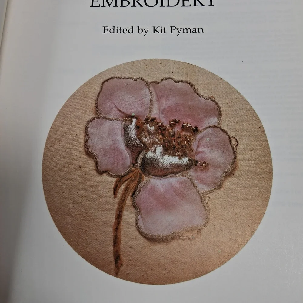 Gold & Silver Embroidery Edited by Kit Pyman Hard Cover Book 1987